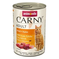 ANIMONDA Carny Adult Cat wołowina i kurczak 400g